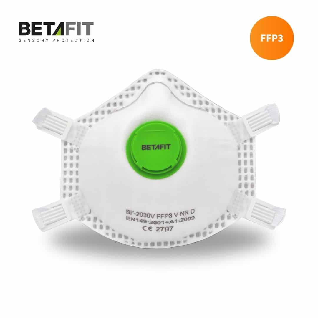 Betafit FFP3 Moulded Respirators With Valve | 10 Pack