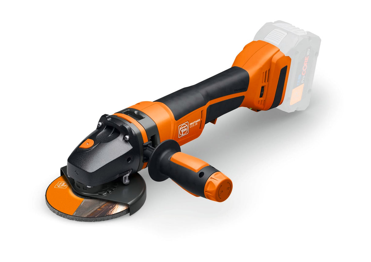 Fein CCG 18-125-10 PDAS 18v Cordless Angle Grinder | Trigger | Bare Unit