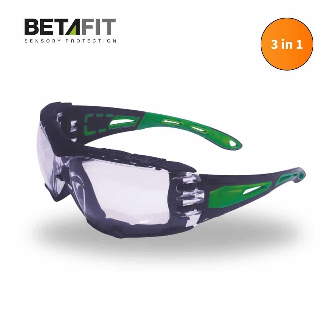 Betafit Logan 3 in 1 Safety Glasses | Professional