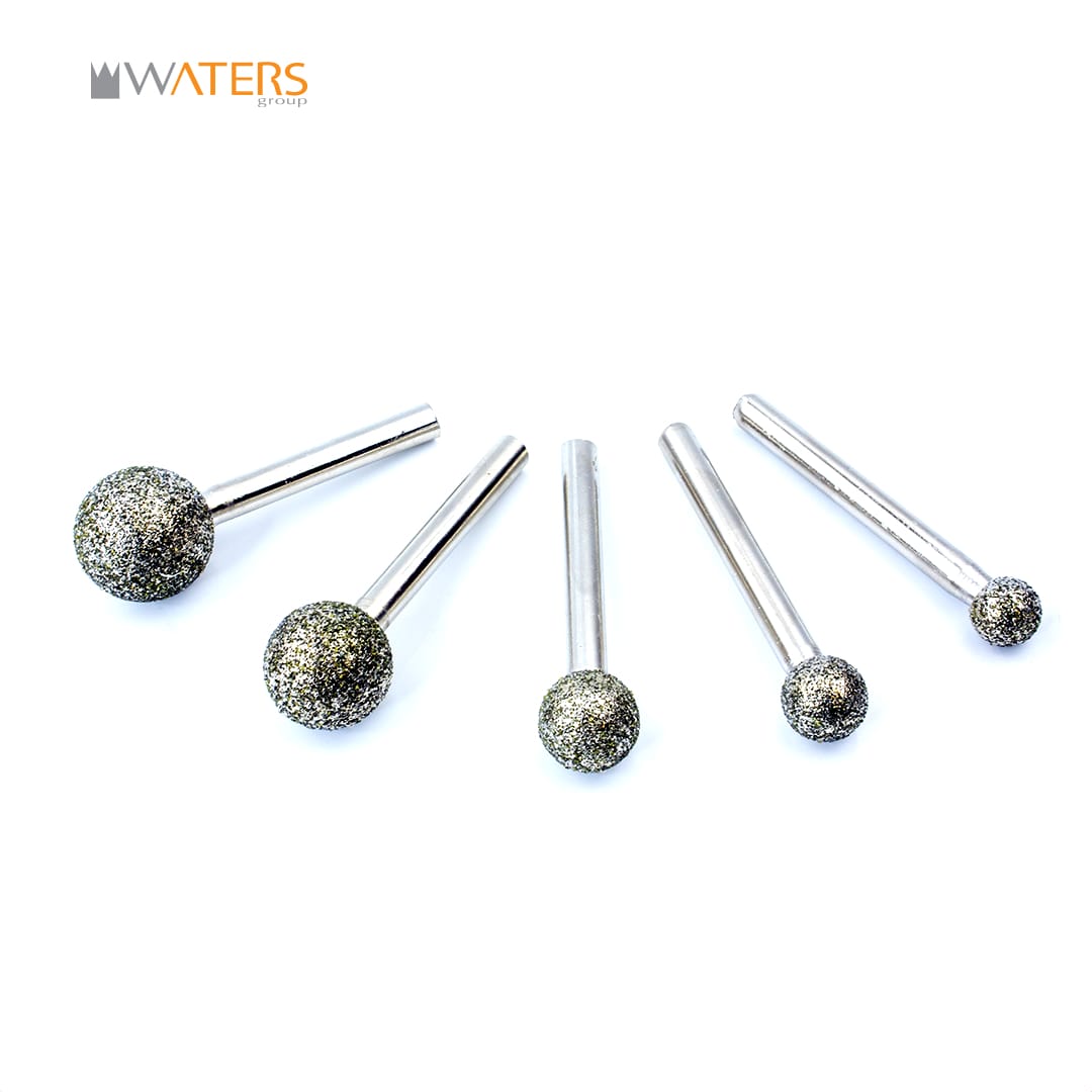 Electroplated Diamond Spherical Burrs For Die Grinder | 6mm Shank