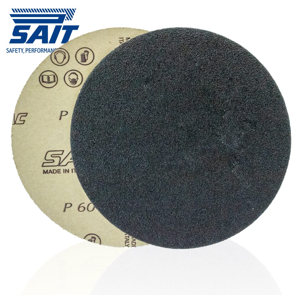Sait Silicone Carbide Discs | Plain Backed | 125mm